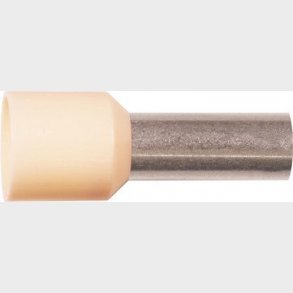 Isoleret ABIKO terminalr�r KA10-18ETW, 10mm2 L18