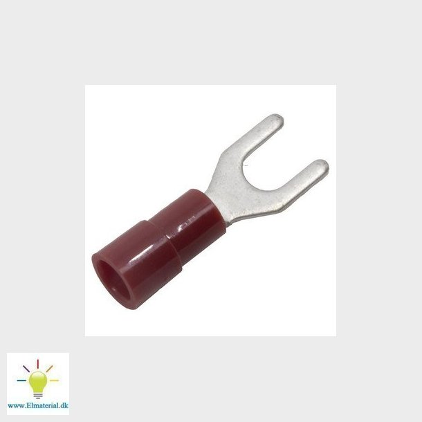 ABIKO Isoleret gaffelkabelsko KA1543G-PB, 0,5-1,5mm2, M4