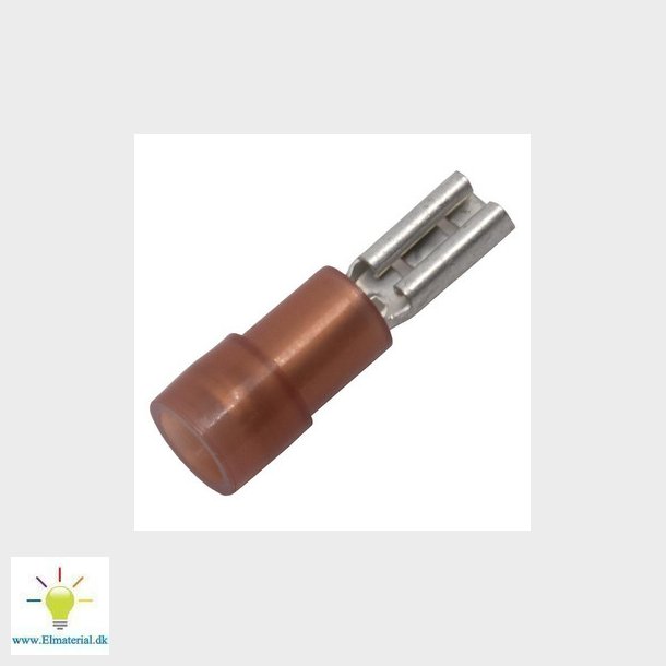 ABIKO Isoleret spademuffe KA1503FLS5-PB, 0,5-1,5mm2, 2,8x0,5