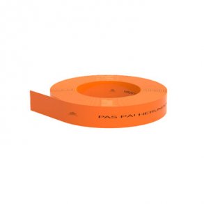 Markeringsbnd orange 25x0,3mm i rl a 250 mtr - Telekabel