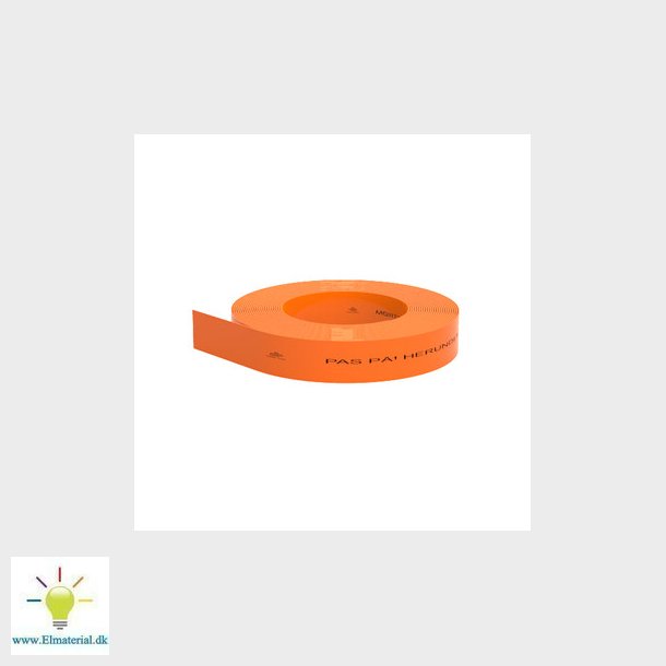 Markeringsbnd orange 25x0,3mm i rl a 250 mtr - Telekabel