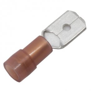 ABIKO Isoleret spadestik KA1507H-PB, 0,5-1,5mm2, 6,3x0,8