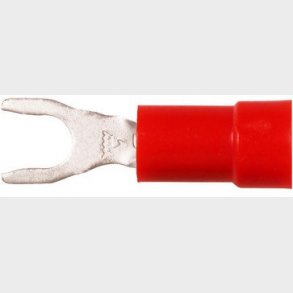 Isoleret gaffelkabelsko A1532G, 0,5-1,5mm2, M3