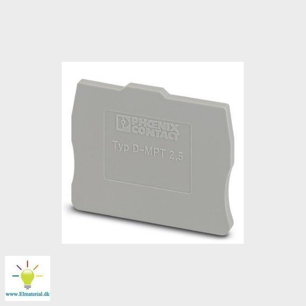 Endeplade D-MPT 2,5