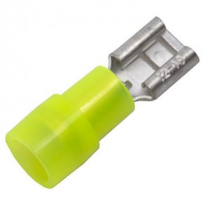 ABIKO Isoleret spademuffe KA4607FLS-PB, 4-6mm2, 6,3x0,8