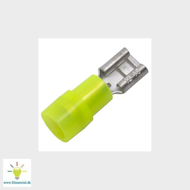 ABIKO Isoleret spademuffe KA4607FLS-PB, 4-6mm2, 6,3x0,8