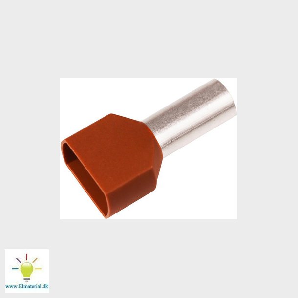 Isoleret TWIN-terminalrr A10-14ETT2, 2x10mm2 L14