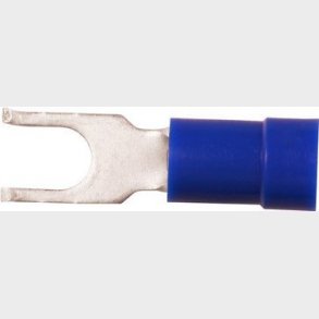 Isoleret gaffelkabelsko A2553GB, 1,5-2,5mm2, M5, b�jet