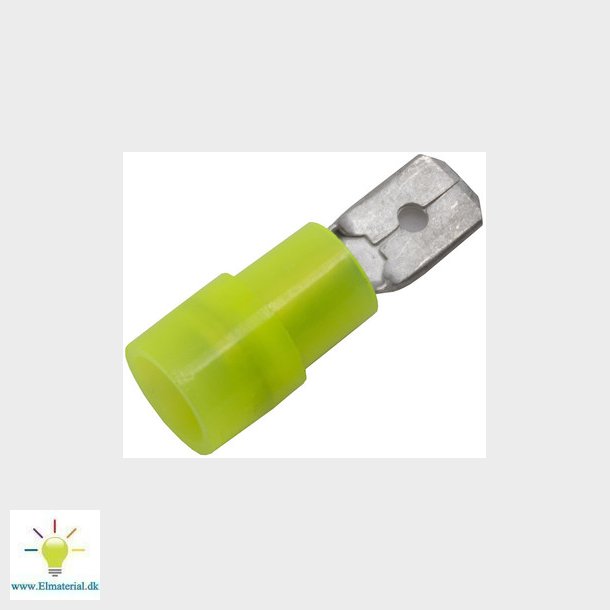 Isoleret spadestik A4607H, 4-6mm2, 6,3x0,8