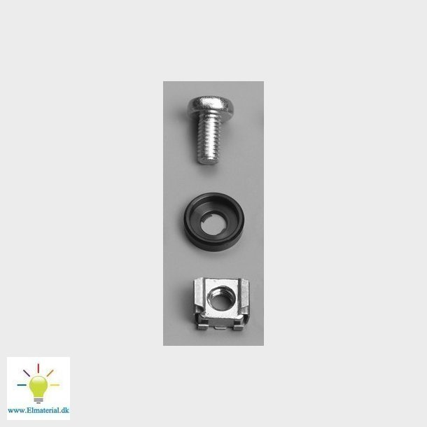 Clips mtrik st 19" M6X16 pose a 100st