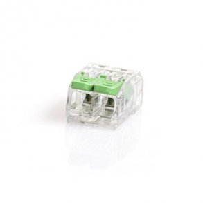 Unite skruels samlemuffe  2x0,2-4 mm2 Transparent