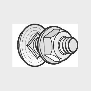 Bolt / m�trik BTRCC 6x12 ZnL (100)