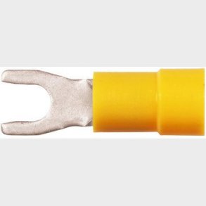 Isoleret gaffelkabelsko A4665G, 4-6mm2, M6