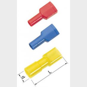 Helisoleret spademuffe 1,5-2,5 bl� 6,3X0,8