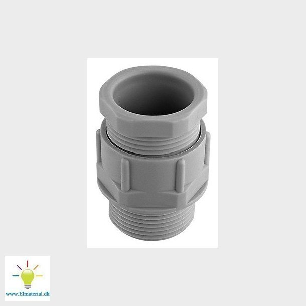 Forskruning polyester med lgring langt gevind PG16 IP54 IP65