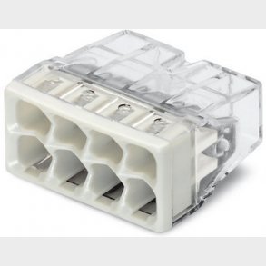 Samlemuffe 8X 0,5-2,5MM2 lysegr� P100