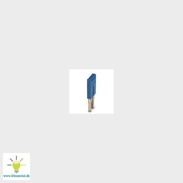 Indlgsbro, deling: 5,2 mm, poltal: 2, farve: bl