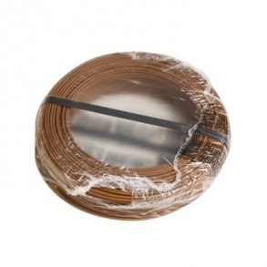 Installationsledning H07Z1-U HF 1X1,5 brun R-100