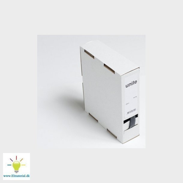 Unite tyndvgget krymp uden lim minibox 3,2 mm 2:1 gul/grn 15 m