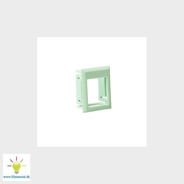 Montage ramme grn for udtag til Leviton keystone konnekter