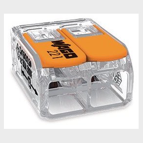 WAGO Samlemuffe 2x0,5-6mm2 transparent