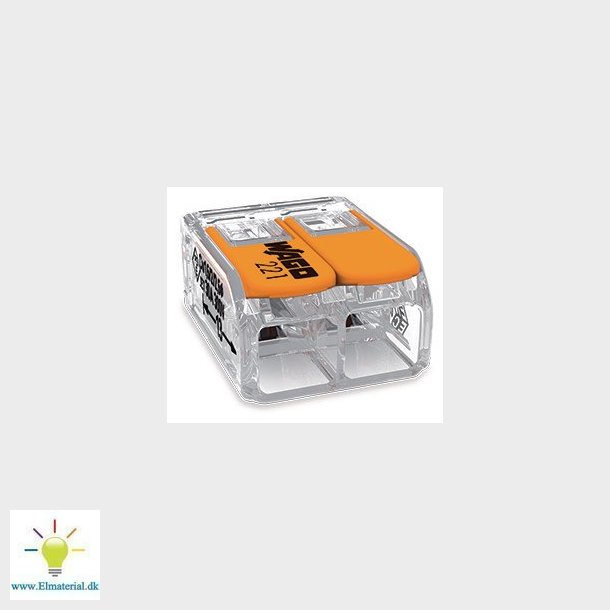 WAGO Samlemuffe 2x0,5-6mm2 transparent