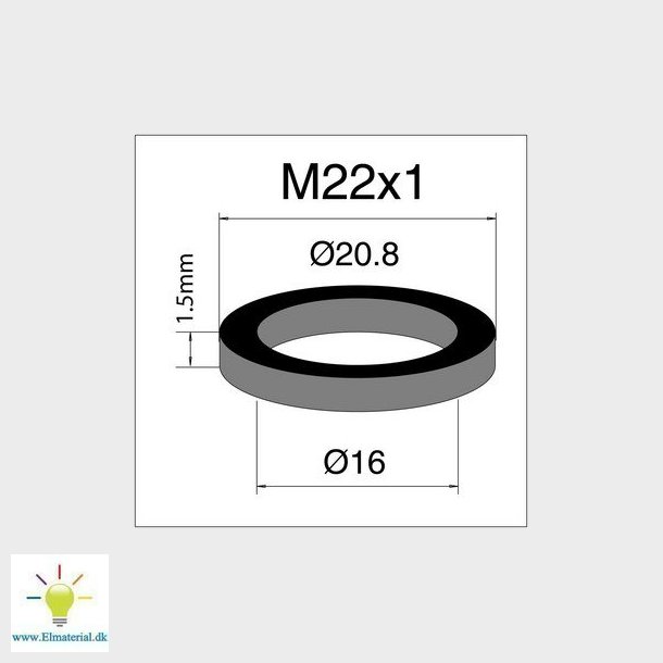 Neoperl pakning M22 x 1