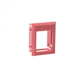 Montage ramme r�d for udtag til Leviton keystone konnekter