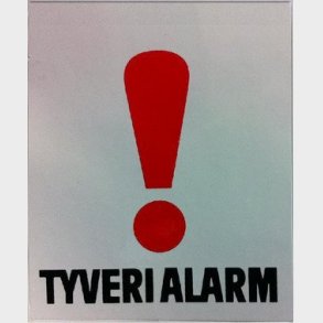 Tyverialarm-m�rkater         PS-8