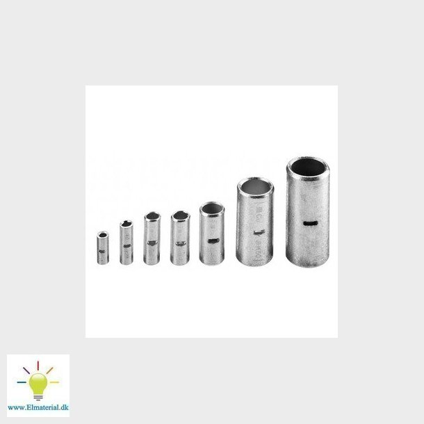 Kobber pressemuffe JH 10 mm2