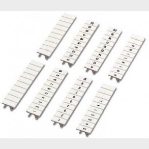 Märkskyltar för klämmor ZB 5, QR: FORTL.ZAHLEN 61-70