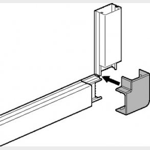Flad vinkel 15X10 mm