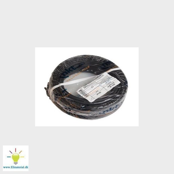 Installationsledning H07Z1-U HF 1X2,5 sort R-100