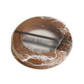 Installationsledning H07Z1-U HF 1X2,5 brun R-100