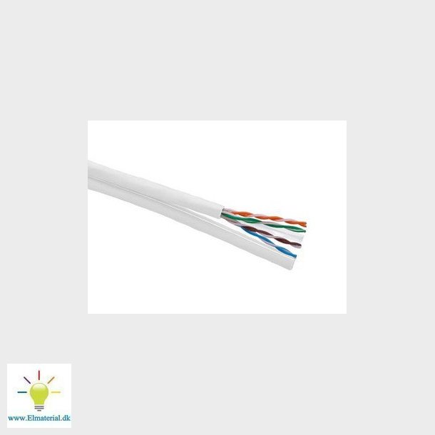 Datakabel KAT6 U/UTP LSF/OH IEC 332.1 - Euro Class Eca dobbelt hvid T500 Leviton (Brand-Rex)