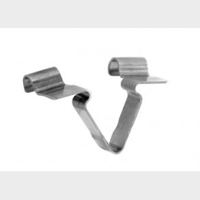 Konsolclips rustfri for gitterbakke