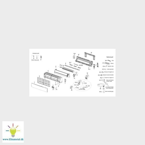 Midea MP 7,3kW rrfler indedel