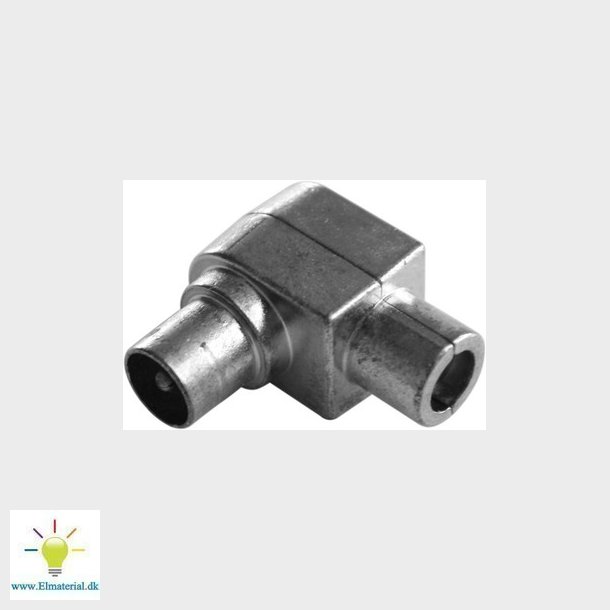 Antennestik/iec-stik han vinklet