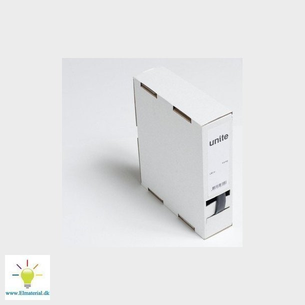Unite tyndvgget krymp uden lim minibox 9,5 mm 2:1 gul/grn 10 m