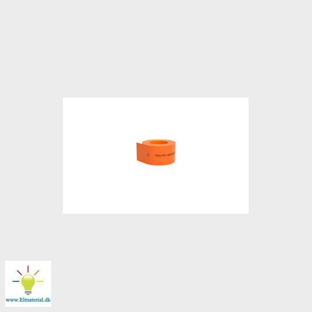 Kabelafdk orange 100x1,8 mm i rl a 50 mtr - Giv agt - herunder lysleder