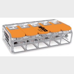 WAGO Samlemuffe 5x0,5-6mm2 transparent