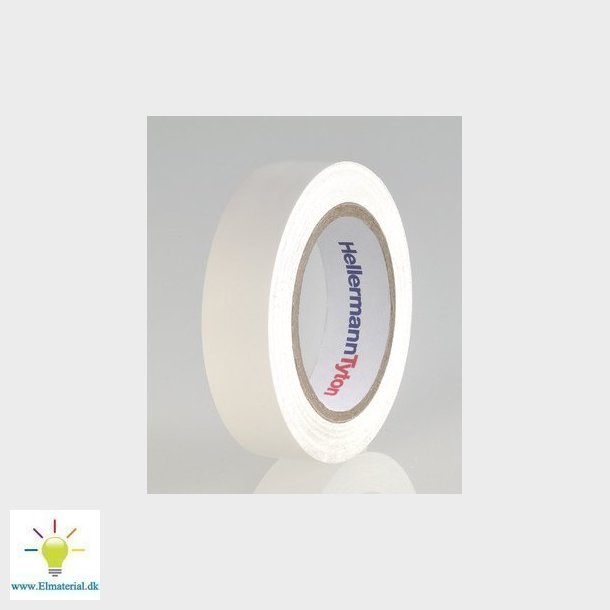HelaTape-Flex 19mm x 20m Hvid 10 ruller