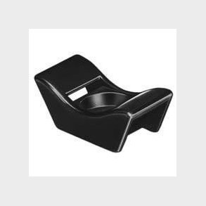 Skruebeslag for kabelbinder �6 mm, 12,7mm bred k.binder pk. 100 stk, Sort