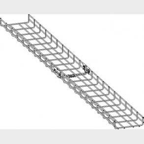 Universalbeslag til gitterbakke og konsoller Pre-galvaniseret C2 uden skrue