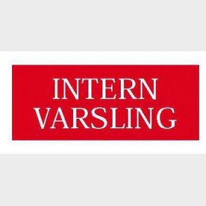 Label-intern varsling 45X18