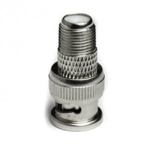 Overgangs stik BNC han - F hun