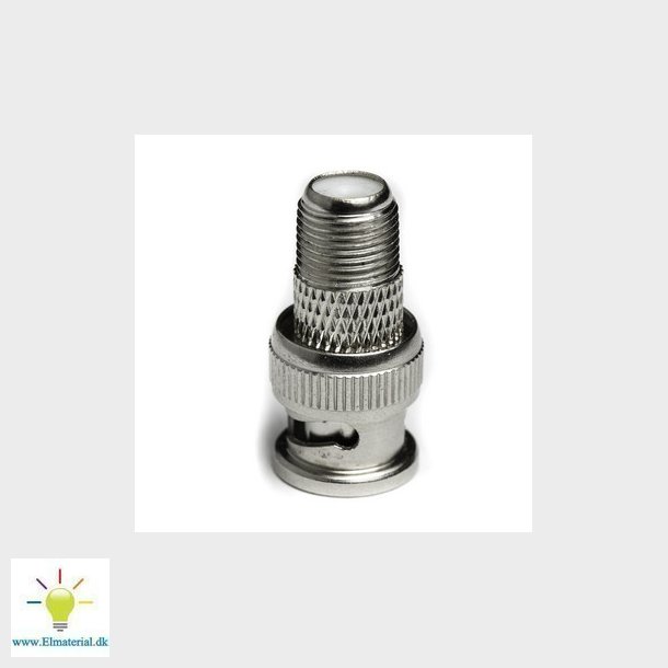 Overgangs stik BNC han - F hun