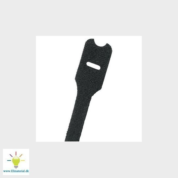 Burrebnd binder med hoved 305X12,7 sort