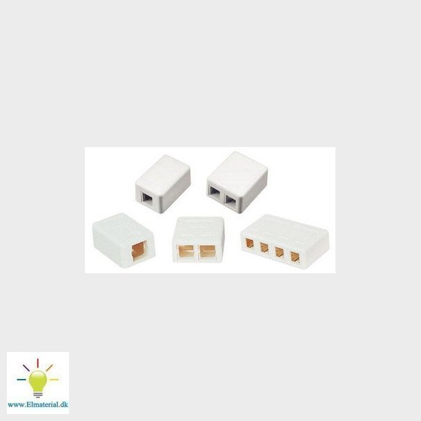 Vgboks 2XKEYSTONE, hvid