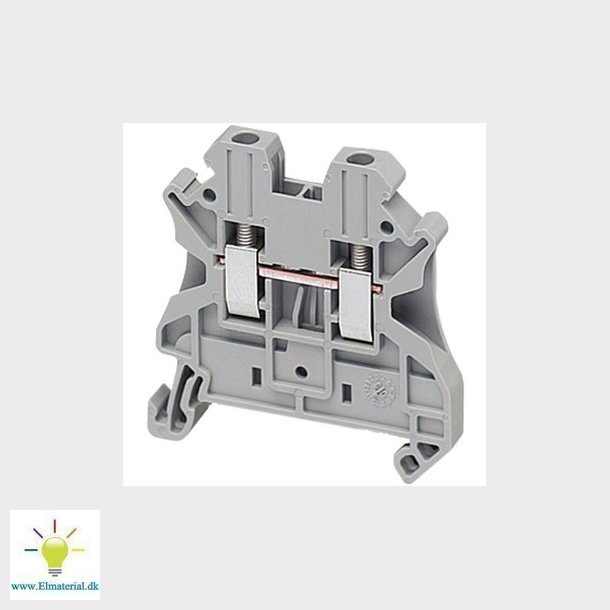 Linergy gennemgangsklemme 2,5mm2, gr